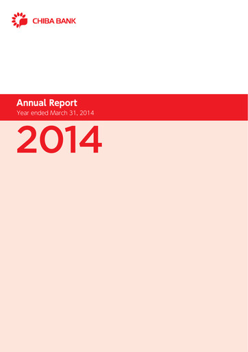 Thumbnail Chiba Bank Annual Report 2014