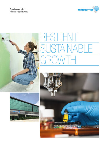 Thumbnail Synthomer Annual Report 2020