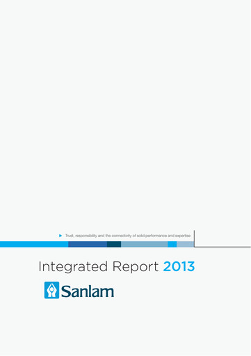 Thumbnail Sanlam Annual Report 2013