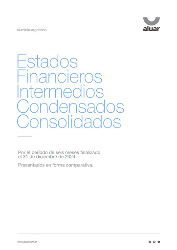 Thumbnail Aluar Aluminio Argentino Half-year Report 2024-h1