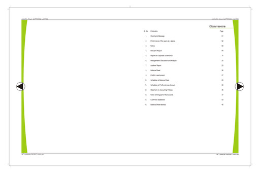 Thumbnail Amara Raja Energy & Mobility Annual Report 2003-2004