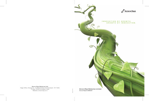 Thumbnail Amara Raja Energy & Mobility Annual Report 2006-2007