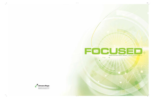 Thumbnail Amara Raja Energy & Mobility Annual Report 2009-2010