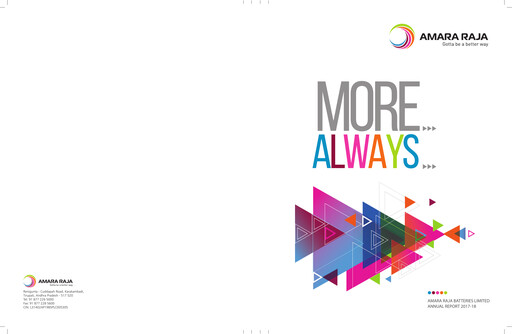 Thumbnail Amara Raja Energy & Mobility Annual Report 2017-2018