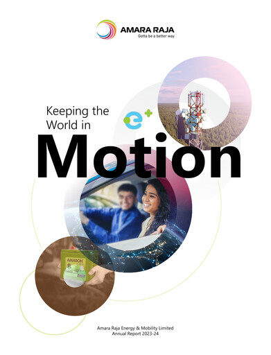 Thumbnail Amara Raja Energy & Mobility Annual Report 2023-2024