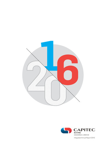 Thumbnail Capitec Bank Annual Report 2016