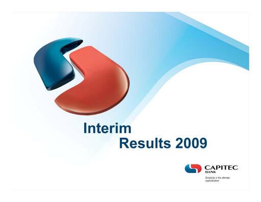 Thumbnail Capitec Bank Financial Statement 2009