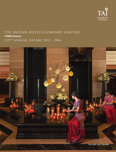 Vorschaubild Indian Hotels Company Jahresbericht 2015-2016