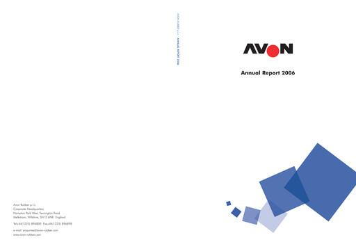 Miniature Avon Protection Rapport annuel 2006