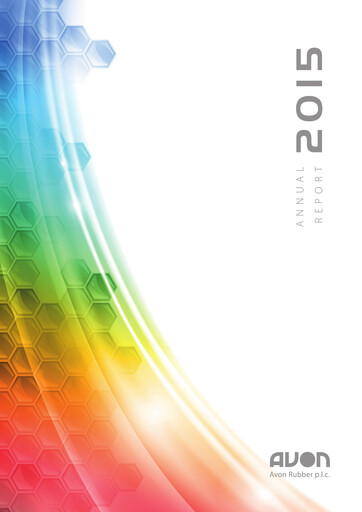 Miniature Avon Protection Rapport annuel 2015