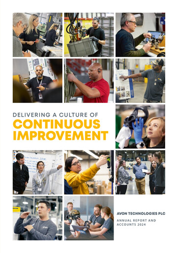 Miniature Avon Protection Rapport annuel 2024