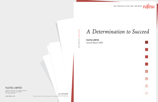 Thumbnail Fujitsu Annual Report 2005