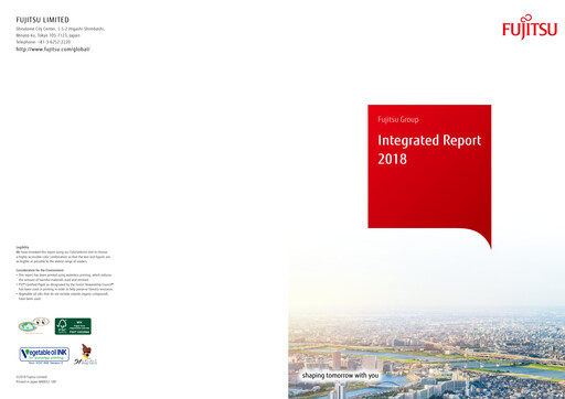 Thumbnail Fujitsu Annual Report 2018