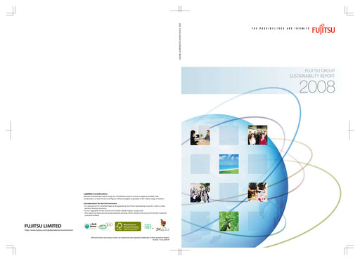 Thumbnail Fujitsu Sustainability Report 2008