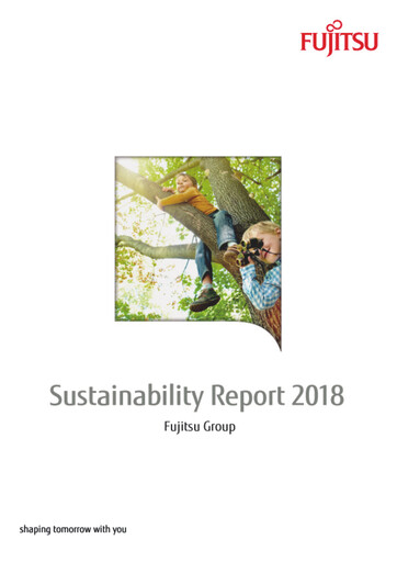 Thumbnail Fujitsu Sustainability Report 2018