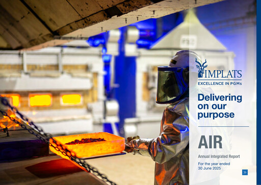 Thumbnail Impala Platinum Annual Report 2025