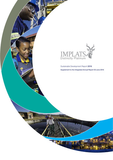 Vorschaubild Impala Platinum Nachhaltigkeitsbericht 2016
