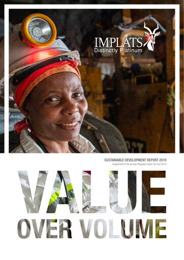 Vorschaubild Impala Platinum Nachhaltigkeitsbericht 2019
