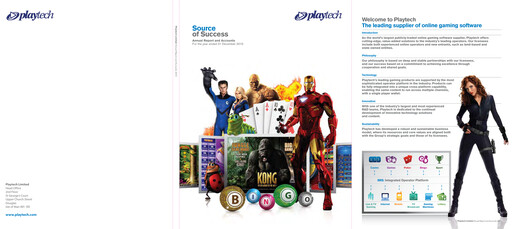 Thumbnail Playtech Annual Report 2010