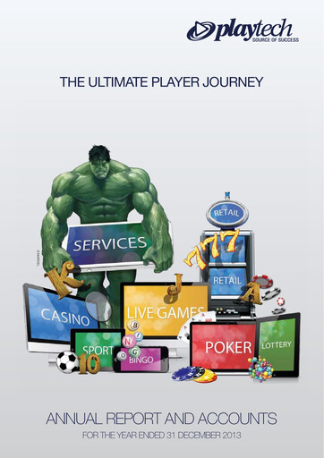 Thumbnail Playtech Annual Report 2013