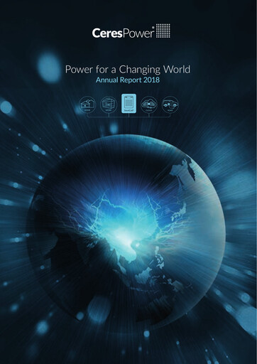 Thumbnail Ceres Power Annual Report 2018