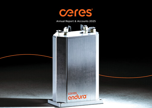Thumbnail Ceres Power Annual Report 2025