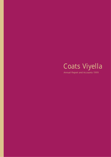Thumbnail Coats Group Annual Report 1999