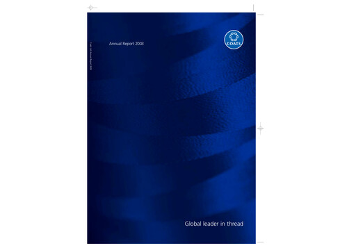 Thumbnail Coats Group Annual Report 2003