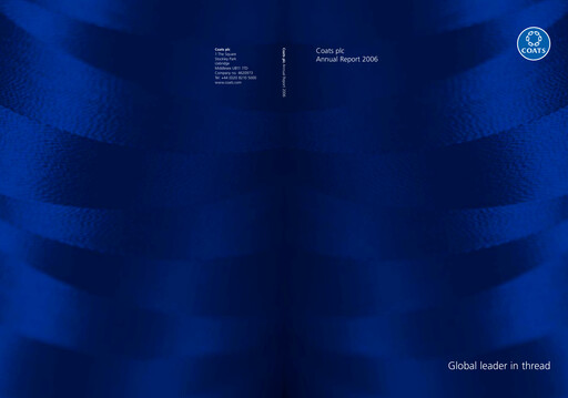 Thumbnail Coats Group Annual Report 2006