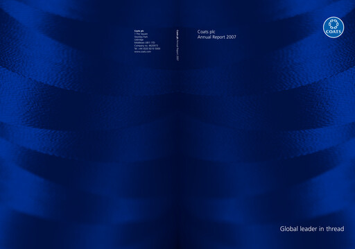 Thumbnail Coats Group Annual Report 2007