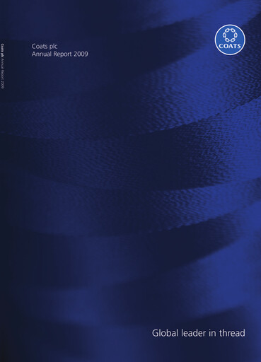 Thumbnail Coats Group Annual Report 2009
