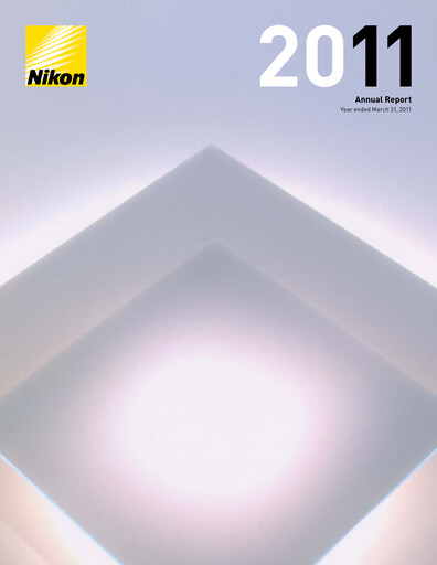 Thumbnail Nikon Annual Report 2011