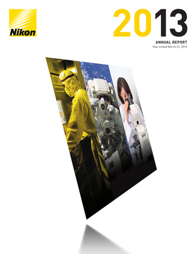 Thumbnail Nikon Annual Report 2013