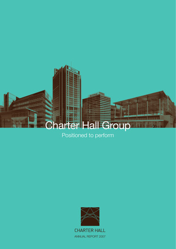 Thumbnail Charter Hall Group Annual Report 2007