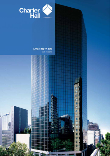 Thumbnail Charter Hall Group Annual Report 2010