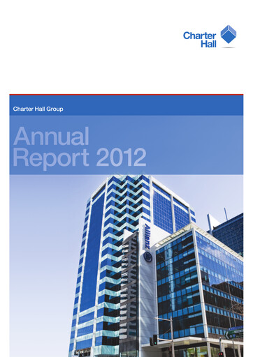 Thumbnail Charter Hall Group Annual Report 2012