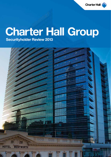 Thumbnail Charter Hall Group Annual Report 2013