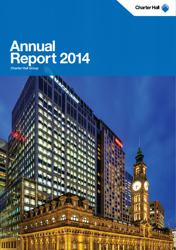 Thumbnail Charter Hall Group Annual Report 2014
