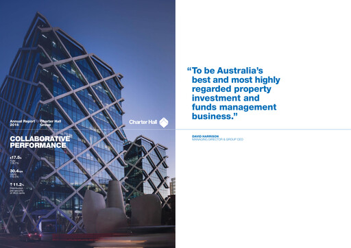 Thumbnail Charter Hall Group Annual Report 2016