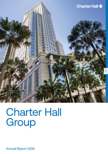 Thumbnail Charter Hall Group Annual Report 2019