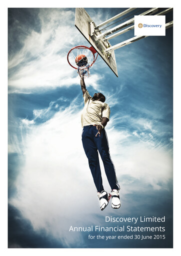 Thumbnail Discovery Limited Financial Statement 2015