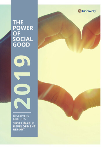Thumbnail Discovery Limited Sustainability Report 2019