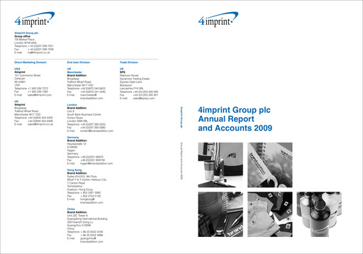 Thumbnail 4imprint Group Annual Report 2009