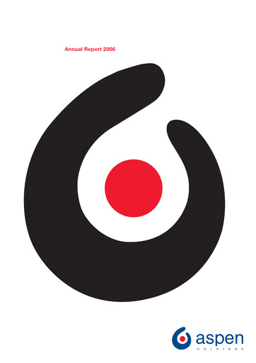 Vorschaubild Aspen Pharmacare Jahresbericht 2006