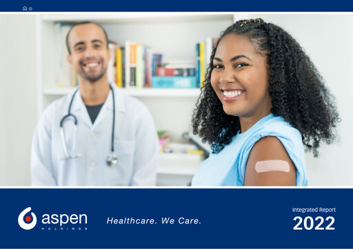 Vorschaubild Aspen Pharmacare Jahresbericht 2022