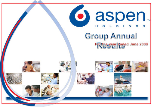Vorschaubild Aspen Pharmacare Finanzmitteilung 2009
