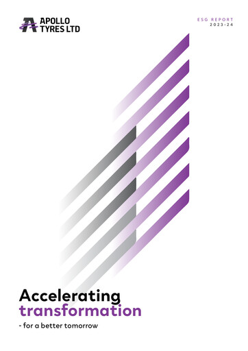 Thumbnail Apollo Tyres Sustainability Report 2023-2024