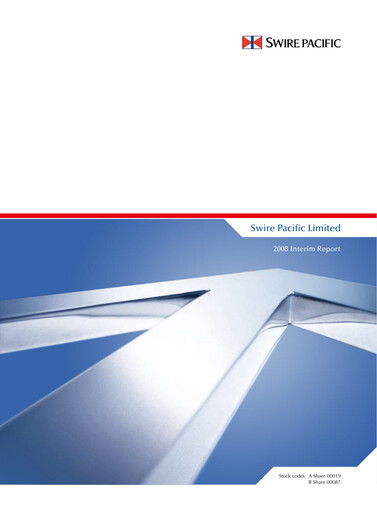 Thumbnail Swire Pacific Half-year Report 2008-h1