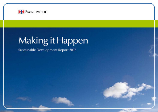 Vorschaubild Swire Pacific Nachhaltigkeitsbericht 2007