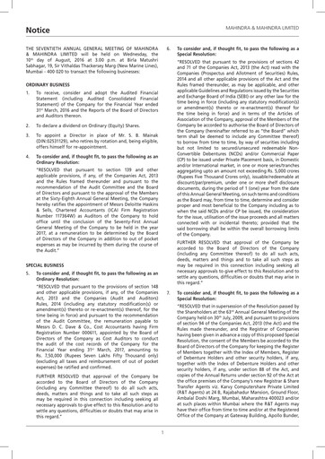 Thumbnail Mahindra & Mahindra Annual Report 2015-2016